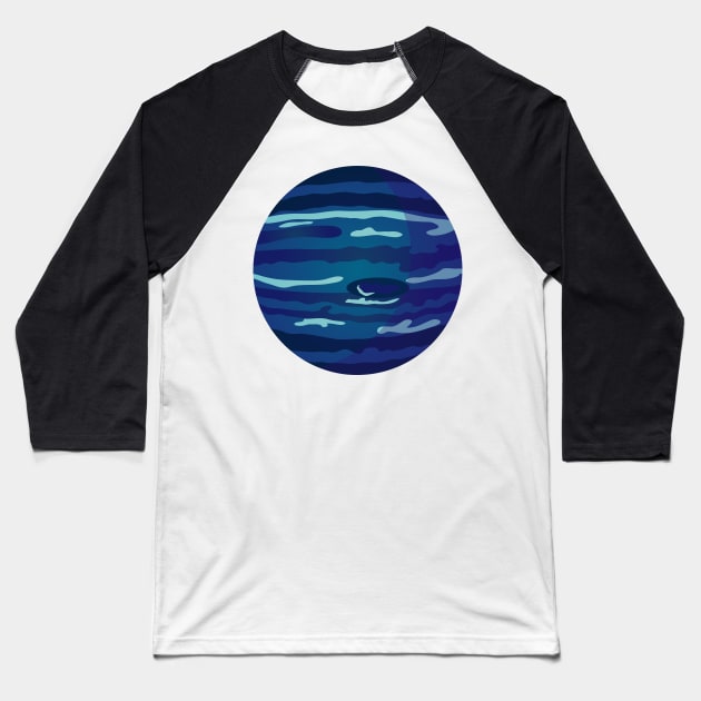 Neptune Baseball T-Shirt by ziafrazier